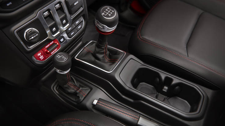 2018 Jeep Wrangler JL Rubicon interior six-speed manual