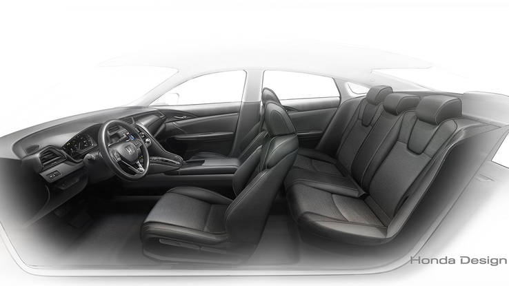 2019 Honda Insight prototype interior