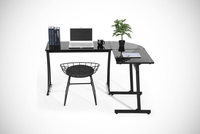 Walker Edison Soreno 3-Piece Gaming Desk