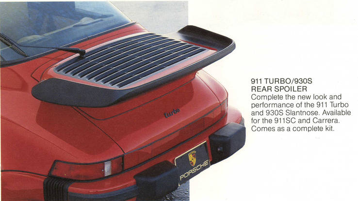 1990 Porsche Turbo/930S Rear Spoiler