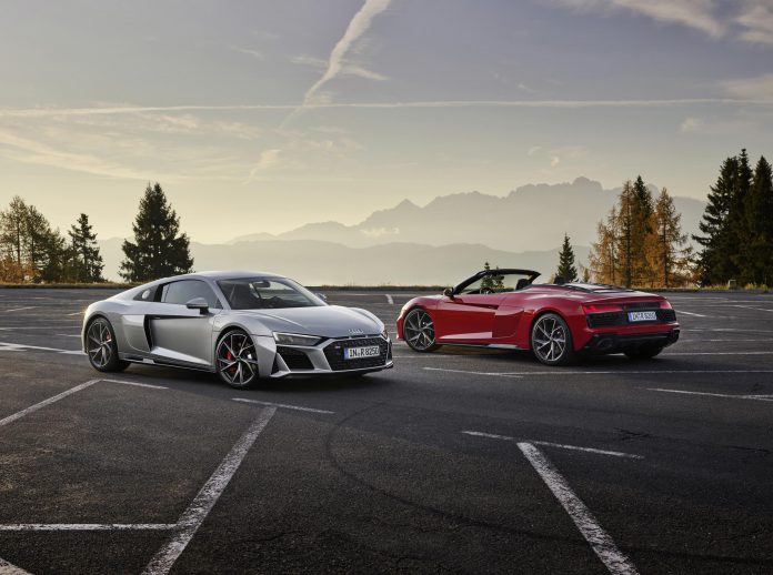 2020 Audi R8 RWD Coupe and Spider