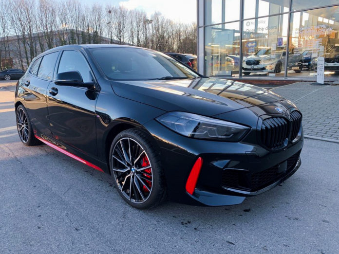 Black 2021 BMW 128ti