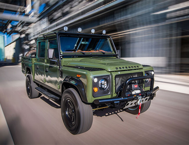 Purists Be Damned, This Defender Has a Corvette Engine and a Gator-Skin Interior
