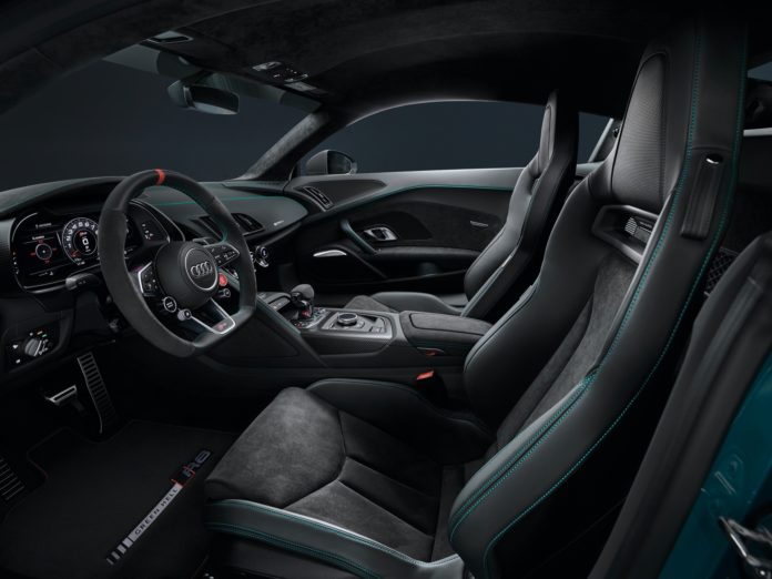 Audi R8 Green Hell Drivers Side Interior