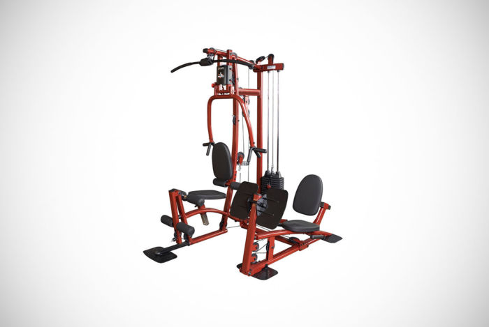 Fitness Factory Home System Including Leg Press