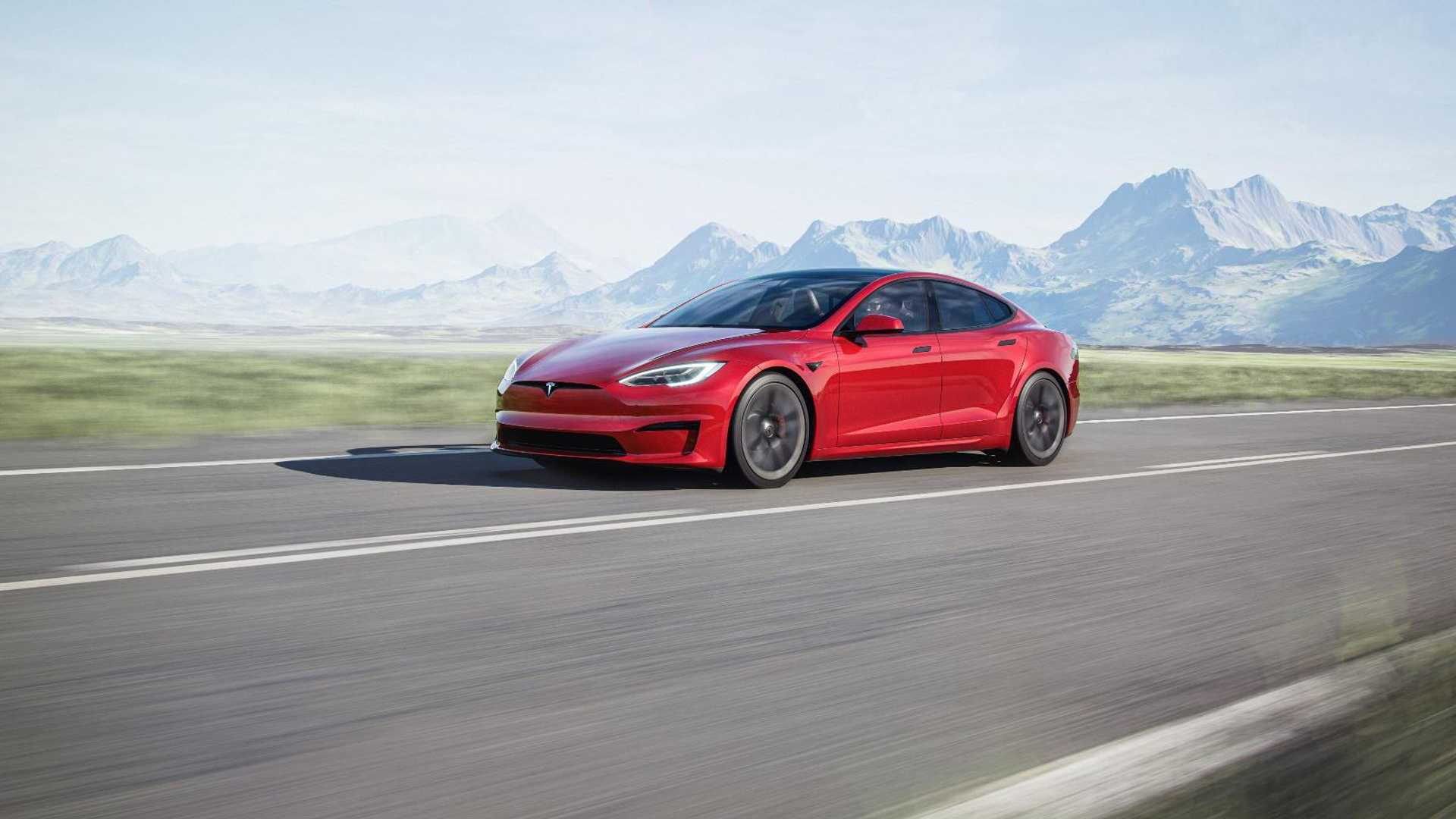 Tesla Model S Plaid+ Rolling Shot