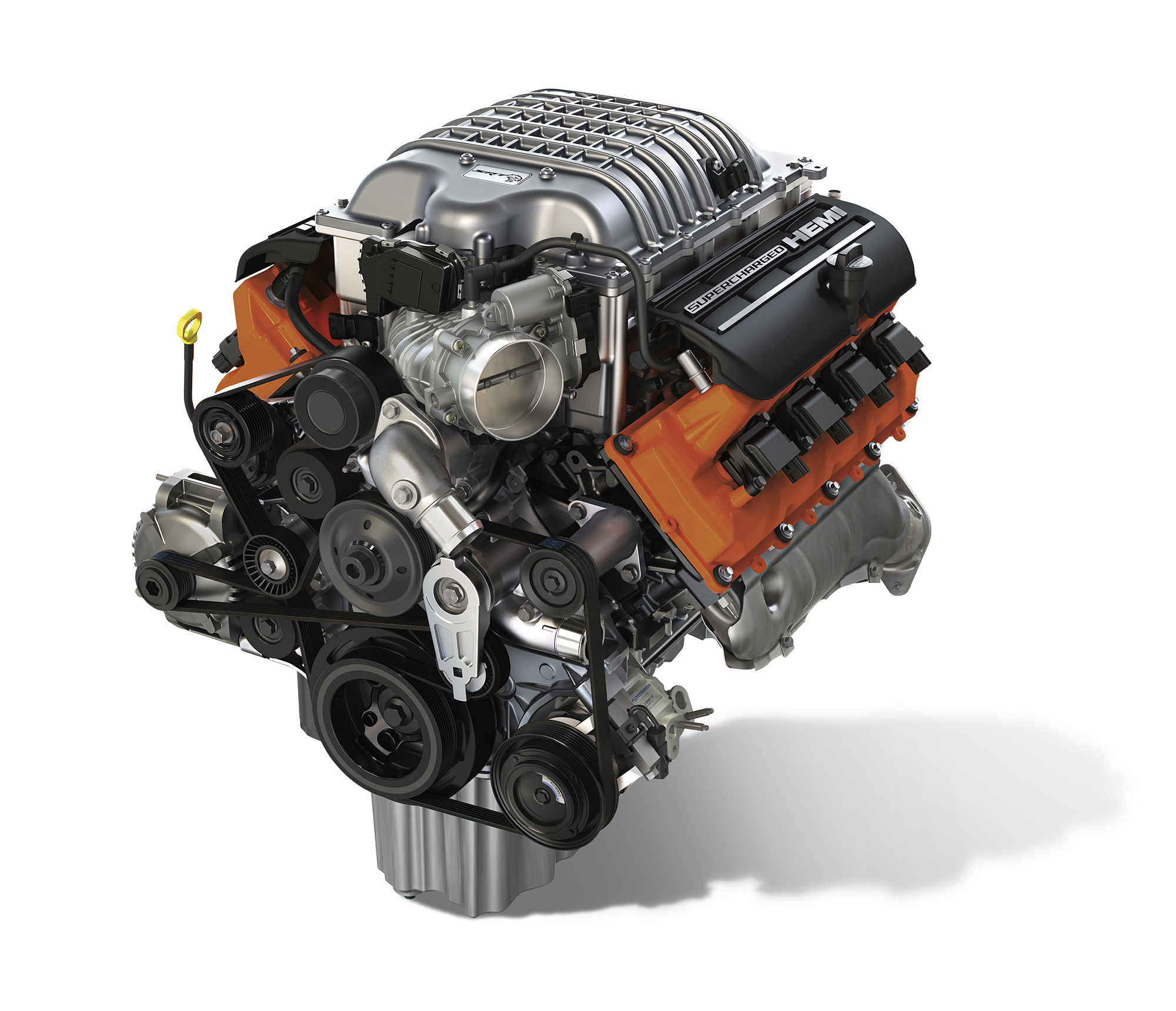 Dodge Supercharted Hemi Engine