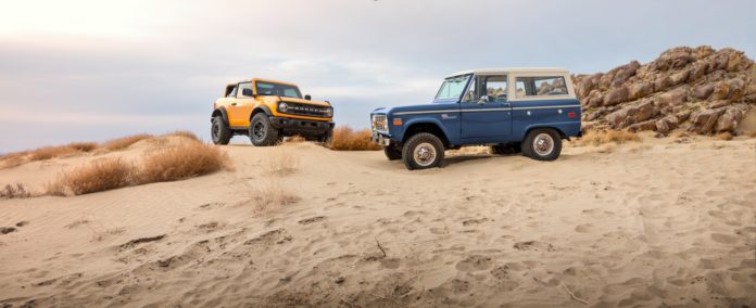 Ford Bronco Old and New