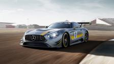 2016 Mercedes AMG GT3 gets a huge 63 liter V8 side pipes and a whole lot of attitude