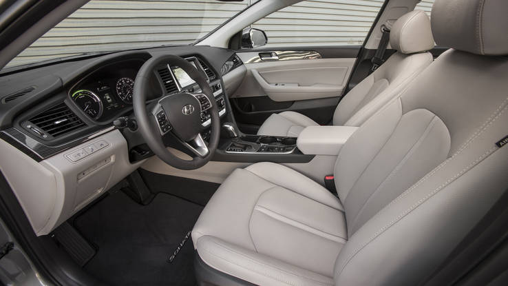 2018 Hyundai Sonata hybrid interior
