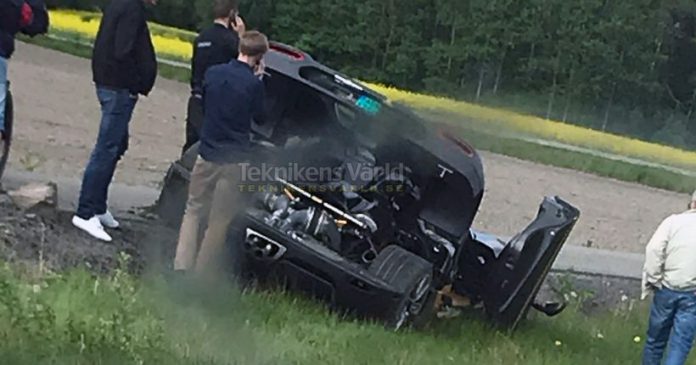 Koenigsegg Agera RS Gryphon Crashed