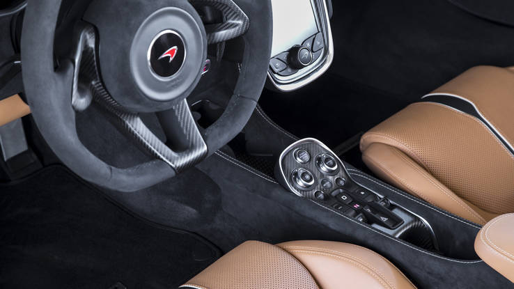 McLaren 570S Spider drive review interior