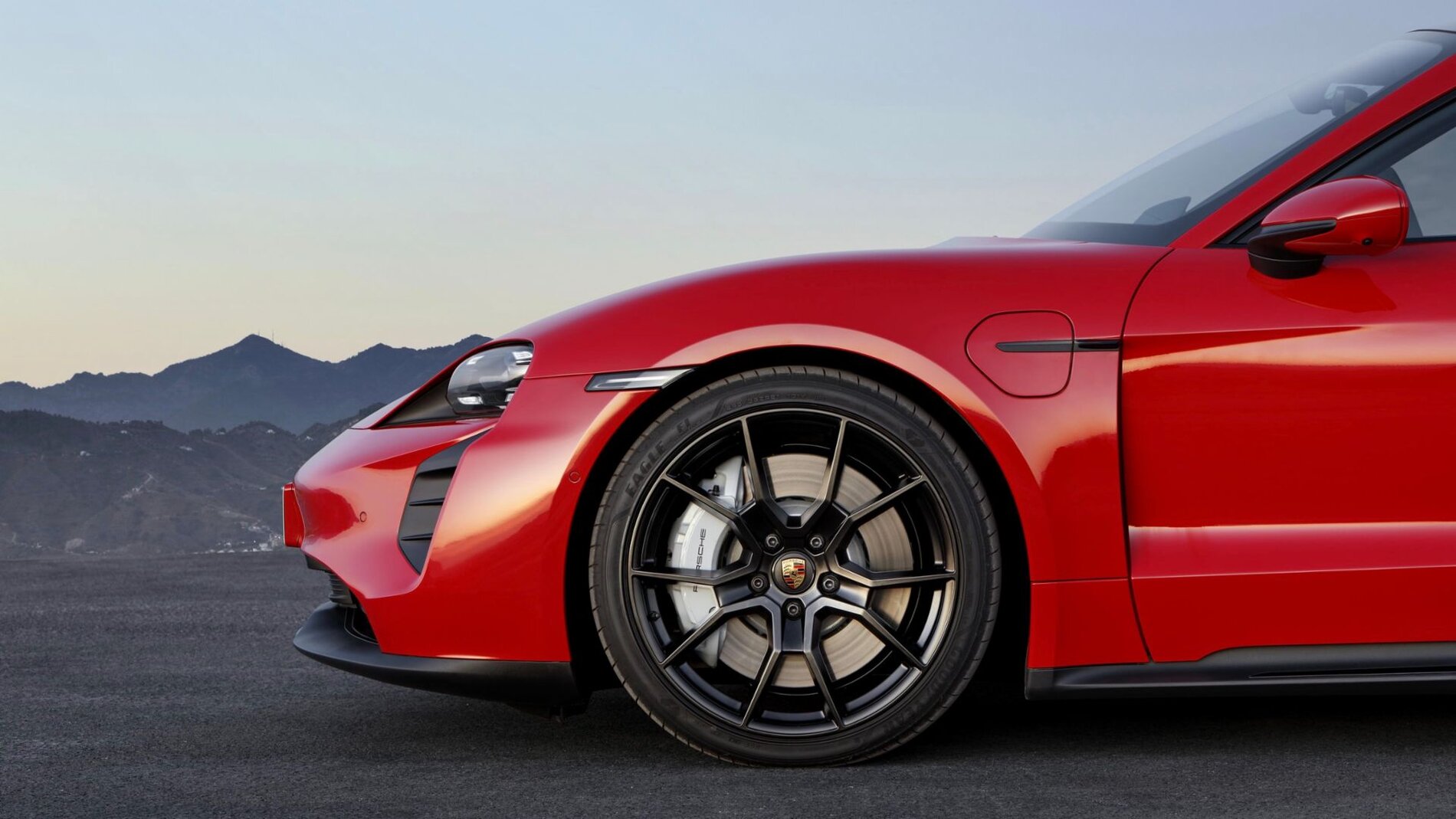 Porsche Taycan GTS Red