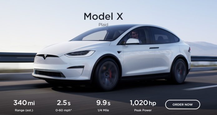 Tesla Model X Plaid Tesla Model X Plaid