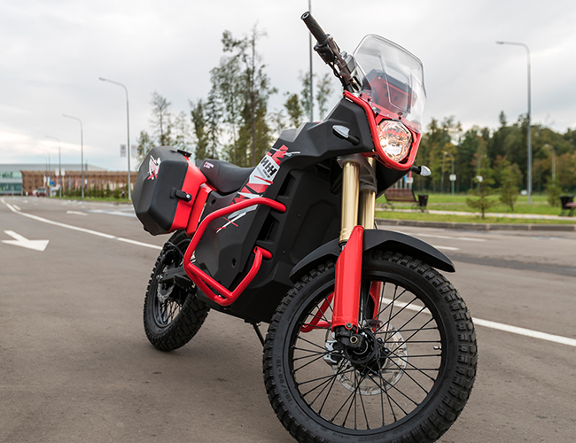 A New Adventure Motorcycle From the Maker of the AK-47