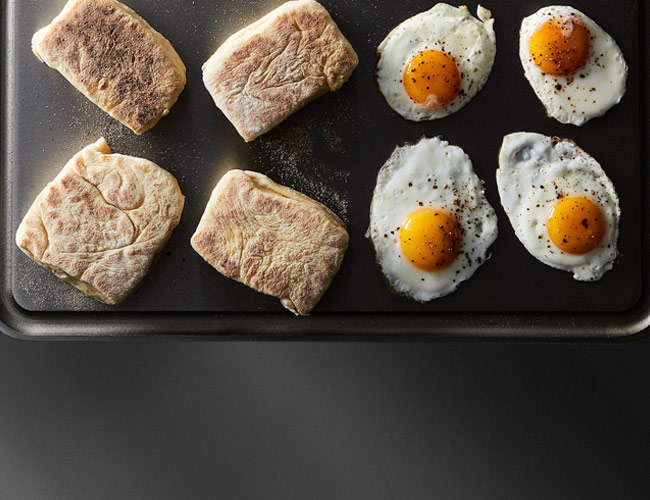 This Hunk of Steel Turns Your Stovetop Into a Badass Breakfast Griddle