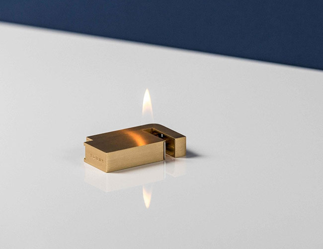 This England-Made Brass Lighter Combines Form, Function & Flame — And We Want One.