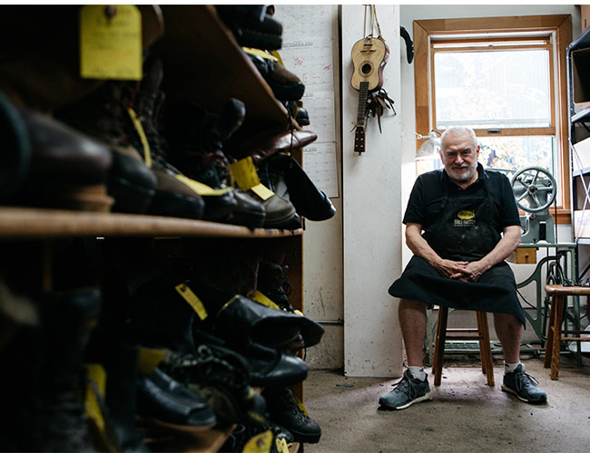 Inside the World’s Best Hiking Boot Repair Shop