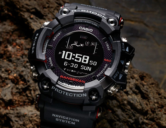 The New G-Shock Rangeman Has a Built-In Solar Panel to Charge Its GPS