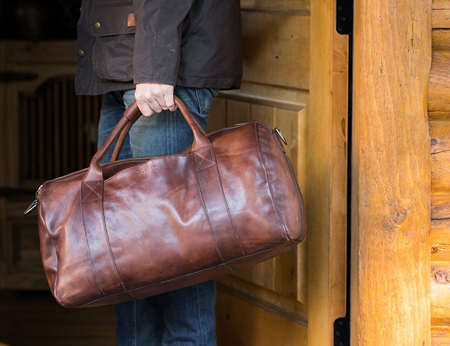 This Affordable Leather Weekender Will Become Your New Go-To Bag