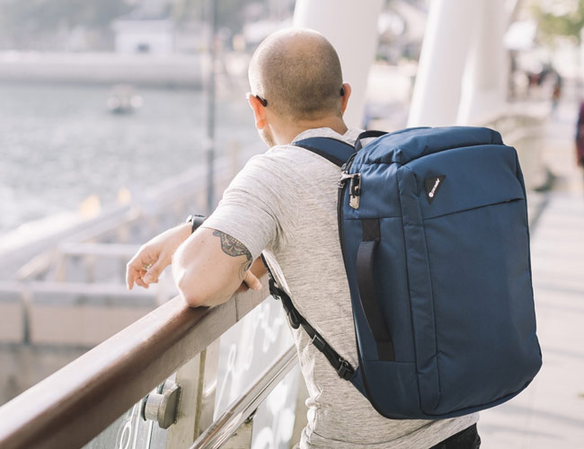 This New Pacsafe Backpack Is Perfect for Travel, Thwarts Thieves and Saves Turtles