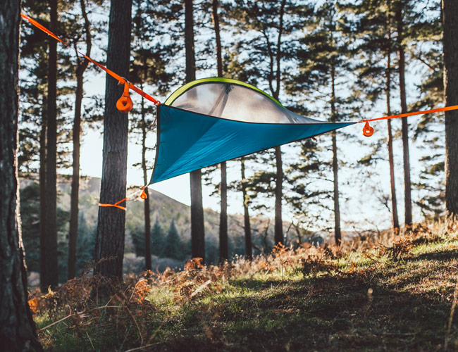 This Hovering Tent Makes Camping in the Rain Less Miserable