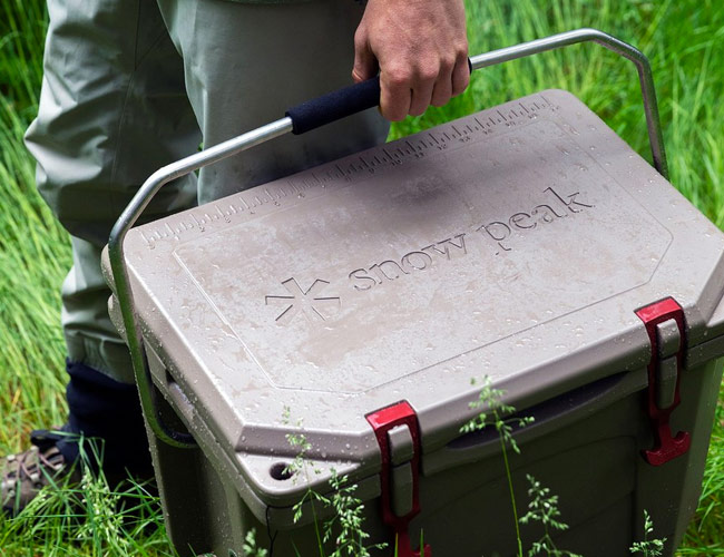 Snow Peak and Grizzly Coolers Collaborate on a Tough As Nails Cooler