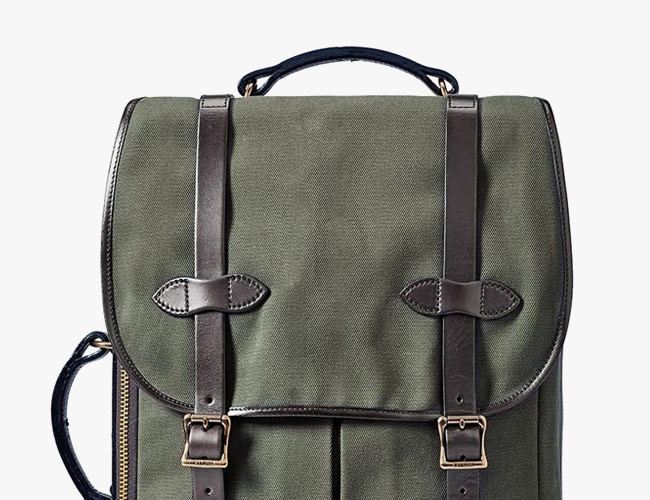 Filson Made a Rolling Suitcase Version of Its Legendary Twill Briefcase
