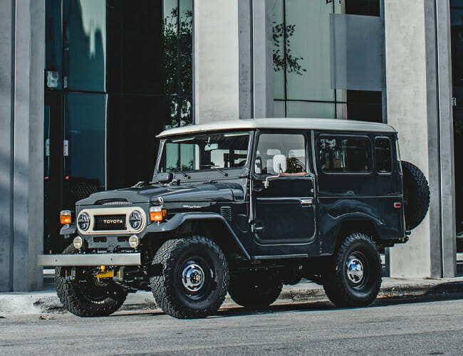 This Limited-Edition Land Cruiser Has a Red Wing Leather Interior