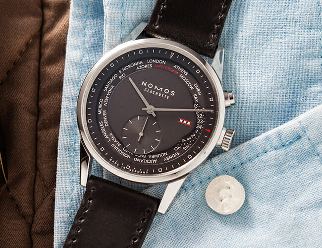 Nomos’s World Time Watch Gets a Stealthy New Black Dial