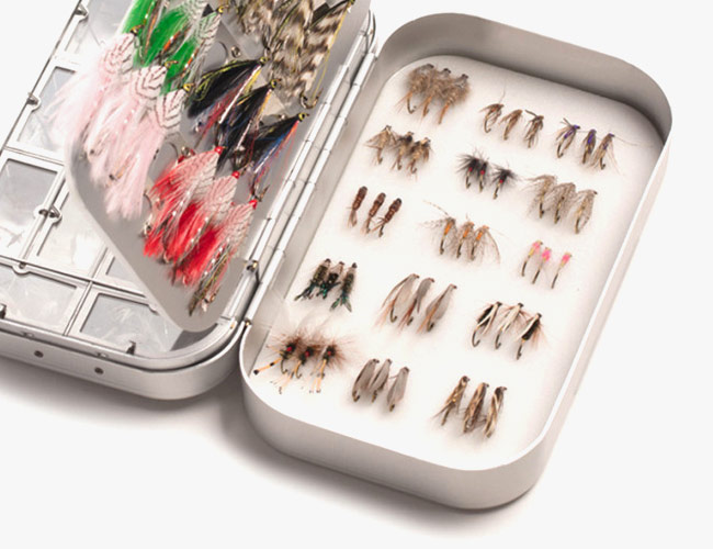 Splurge on This Beautiful Fly Box With 111 Hand-Tied Flies