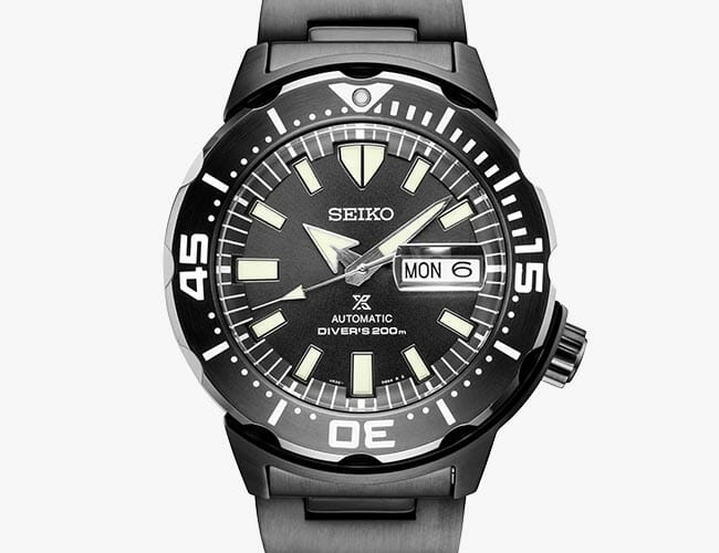 This All-Black, Affordable Seiko Dive Watch Is a Rugged Beast