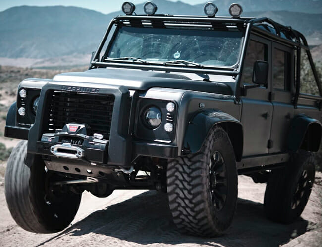 This Land Rover Defender Pickup Is Cool Enough to Make James Bond Jealous