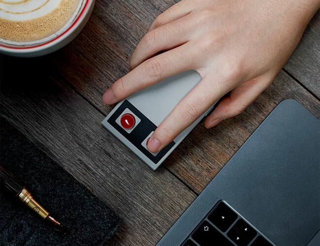 This Awesome NES-Inspired Wireless Mouse Is Fun and Functional