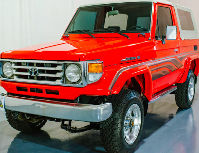 The Forbidden Toyota Land Cruiser of Your Dreams Just Came Up for Auction