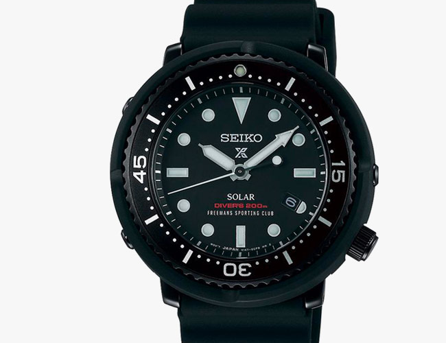 This Blacked-Out Seiko Was Made for the Japanese Market