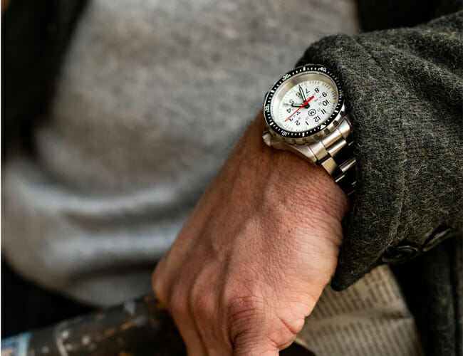 This Military Dive Watch Is Available with a Striking White Dial