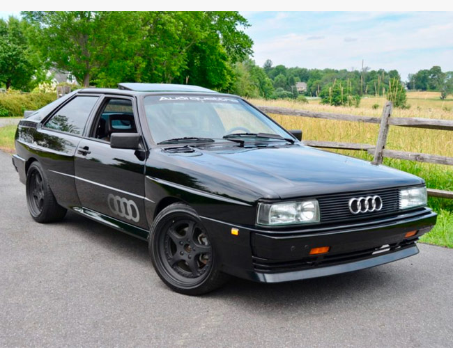 This Murdered Out Audi Quattro Is the Best Alternative to an Original M3
