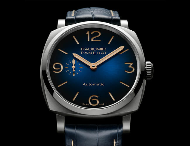 Panerai’s New Blue Dials Recall the Beautiful Mediterranean Sea
