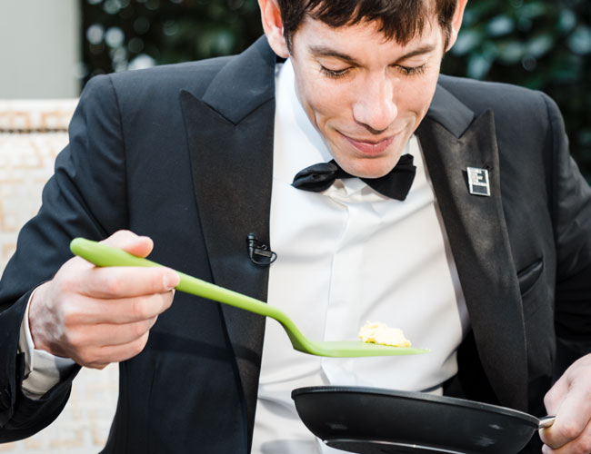 Testing Forks and Knives, er, Spatulas With Alex Honnold