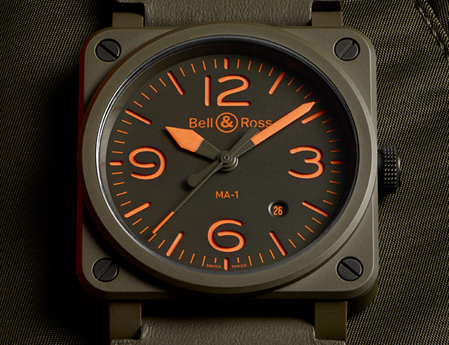 This Pilots Watch Is Inspired by the Iconic MA-1 Flight Jacket