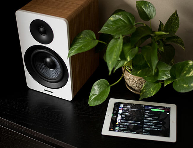 These Pretty Bookshelf Speakers Are a Cheap Way to Get Great Stereo Sound