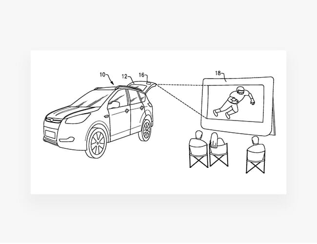 Ford’s Newest Patent Could Revolutionize Tailgating and Camping