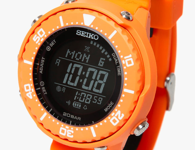 Seiko Collaborated with a Japanese Brand on This Wildly Orange Dive Watch
