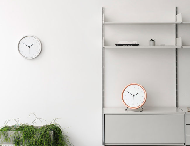 Upgrade Your Wall or Table With this Handsome Minimalist Clock