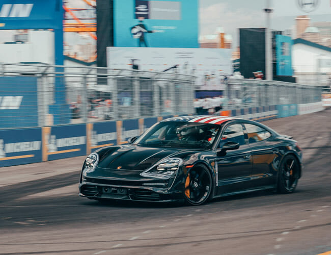 What’s It Like to Ride in Porsche’s All-Electric Tesla Fighter on a Race Track?