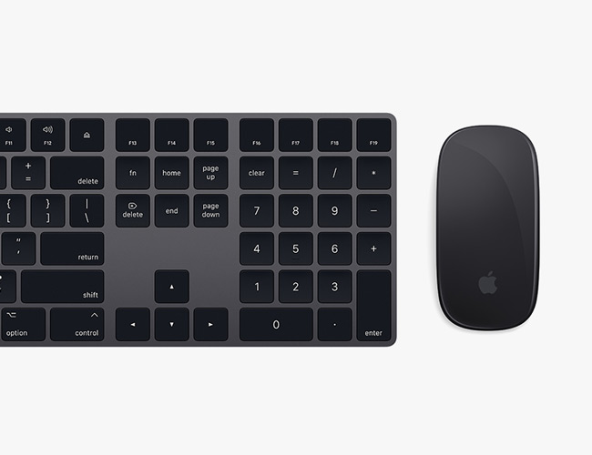 Apple Space Grey Magic Keyboard and Mouse
