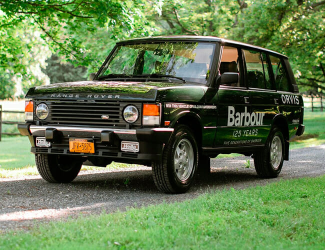 Barbour Modified a Vintage Range Rover, and It Could Be Yours