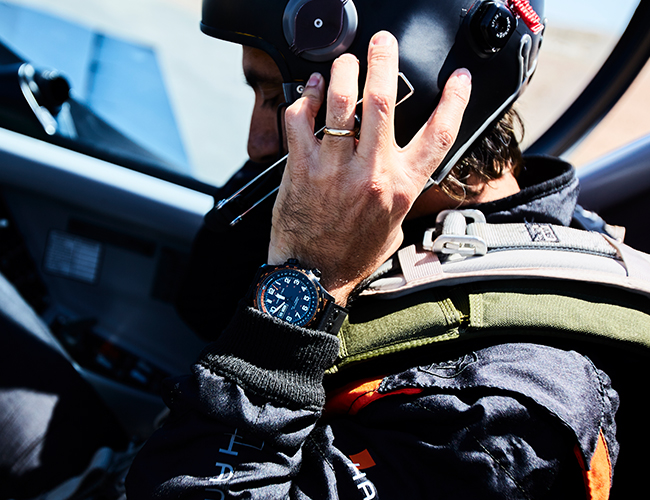 Watch an Aerobatic Pilot Take to the Skies Over Namibia with This Pilot’s Watch