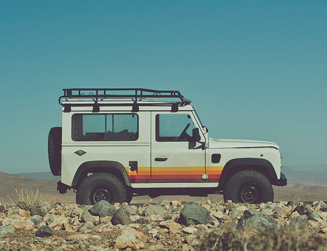 These Beautifully Restored Defender D90s Overland Through Northern Africa the Right Way